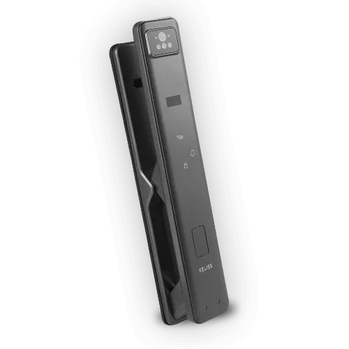 Serrure connectée Keliss avec clavier et lecteur d'empreintes